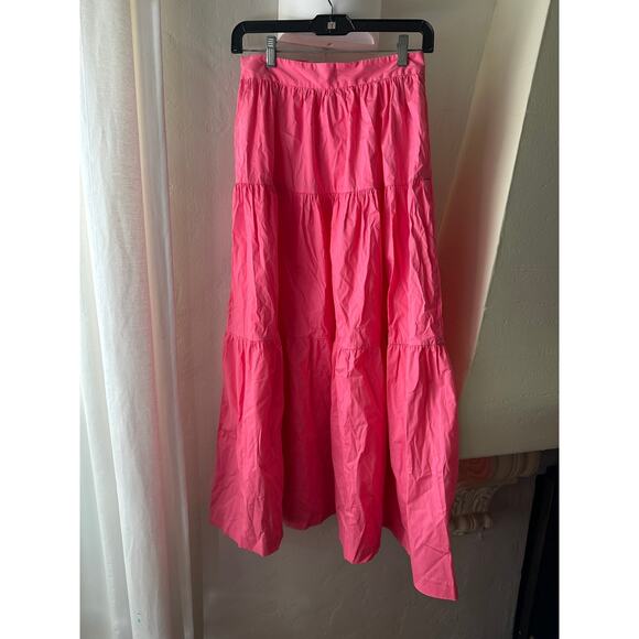 STAUD Lucca Midi Skirt 4 - Picture 3 of 4